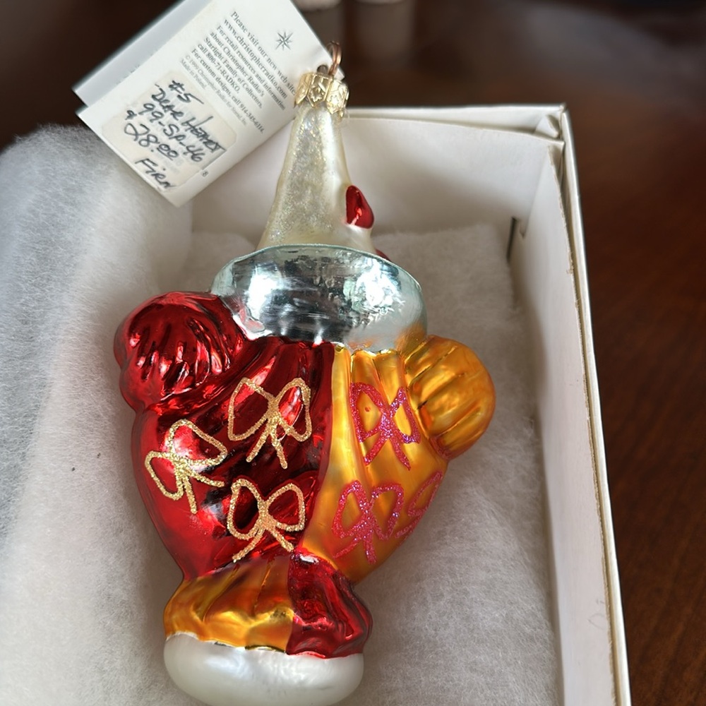 Christopher Radko Dear to My Heart Ornament - Picture 2 of 3